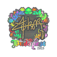 Sticker | z4KR (Holo) | Budapest 2025