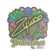 Sticker | ZywOo (Embroidered) | Budapest 2025