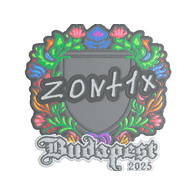 Sticker | zont1x (Embroidered) | Budapest 2025