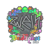Sticker | zweih (Holo) | Budapest 2025