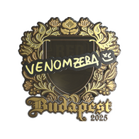 Sticker | venomzera (Gold) | Budapest 2025