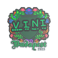 Sticker | VINI (Embroidered) | Budapest 2025