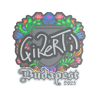 Sticker | qikert (Embroidered) | Budapest 2025
