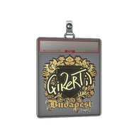 Sticker Slab | qikert (Gold) | Budapest 2025