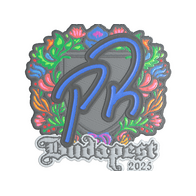 Sticker | PR (Embroidered) | Budapest 2025