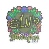 Sticker | s1n (Embroidered) | Budapest 2025
