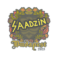 Sticker | saadzin | Budapest 2025