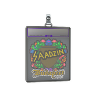 Sticker Slab | saadzin (Embroidered) | Budapest 2025