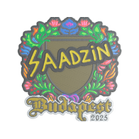 Sticker | saadzin (Embroidered) | Budapest 2025
