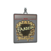 Sticker Slab | saadzin (Gold) | Budapest 2025