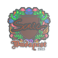 Sticker | Sonic (Embroidered) | Budapest 2025
