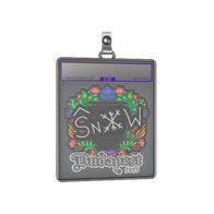 Sticker Slab | snow (Embroidered) | Budapest 2025