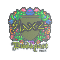 Sticker | slaxz- (Embroidered) | Budapest 2025