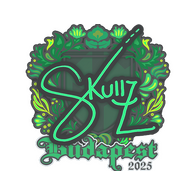 Sticker | skullz | Budapest 2025