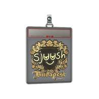 Sticker Slab | sjuush (Gold) | Budapest 2025