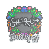 Sticker | sh1ro (Embroidered) | Budapest 2025