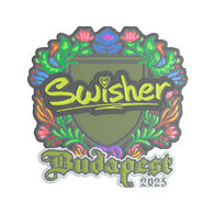 Sticker | Swisher (Embroidered) | Budapest 2025