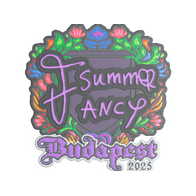 Sticker | Summer (Embroidered) | Budapest 2025
