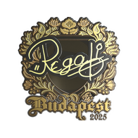 Sticker | regali (Gold) | Budapest 2025