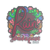 Sticker | rain (Embroidered) | Budapest 2025