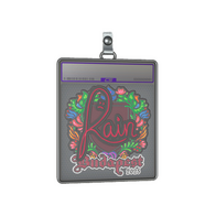 Sticker Slab | rain (Embroidered) | Budapest 2025