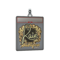 Sticker Slab | rain (Gold) | Budapest 2025