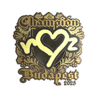 Sticker | ropz (Gold, Champion) | Budapest 2025