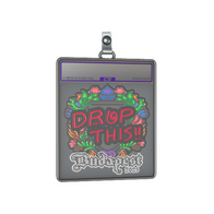 Sticker Slab | drop (Embroidered) | Budapest 2025
