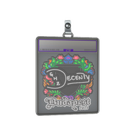 Sticker Slab | decenty (Embroidered) | Budapest 2025
