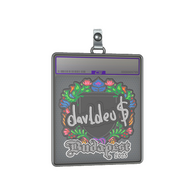 Sticker Slab | dav1deuS (Embroidered) | Budapest 2025
