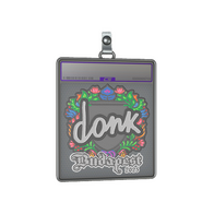 Sticker Slab | donk (Embroidered) | Budapest 2025