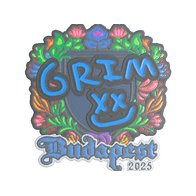 Sticker | Grim (Embroidered) | Budapest 2025