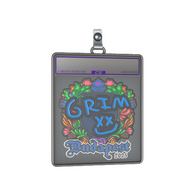 Sticker Slab | Grim (Embroidered) | Budapest 2025