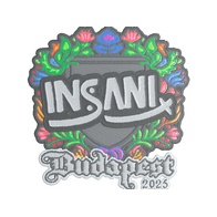 Sticker | insani (Embroidered) | Budapest 2025