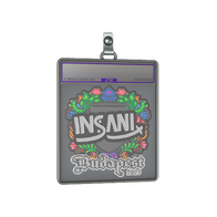 Sticker Slab | insani (Embroidered) | Budapest 2025