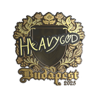 Sticker | Heavygod (Gold) | Budapest 2025