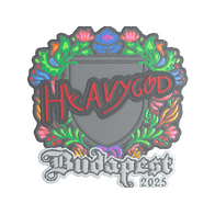 Sticker | Heavygod (Embroidered) | Budapest 2025