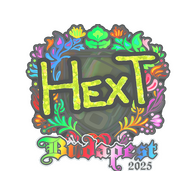 Sticker | HexT (Holo) | Budapest 2025