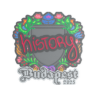 Sticker | History (Embroidered) | Budapest 2025