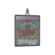 Sticker Slab | huNter- (Embroidered) | Budapest 2025
