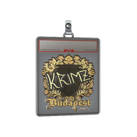 Sticker Slab | KRIMZ (Gold) | Budapest 2025