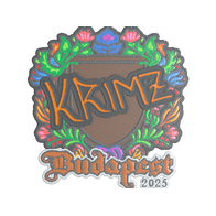 Sticker | KRIMZ (Embroidered) | Budapest 2025