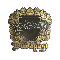 Sticker | kensizor (Gold) | Budapest 2025
