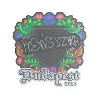 Sticker | kensizor (Embroidered) | Budapest 2025