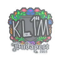 Sticker | kl1m (Embroidered) | Budapest 2025