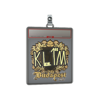 Sticker Slab | kl1m (Gold) | Budapest 2025