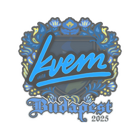 Sticker | Kvem | Budapest 2025