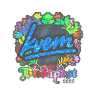 Sticker | Kvem (Holo) | Budapest 2025