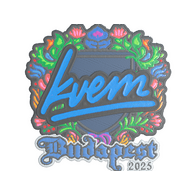 Sticker | Kvem (Embroidered) | Budapest 2025