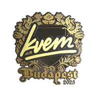 Sticker | Kvem (Gold) | Budapest 2025